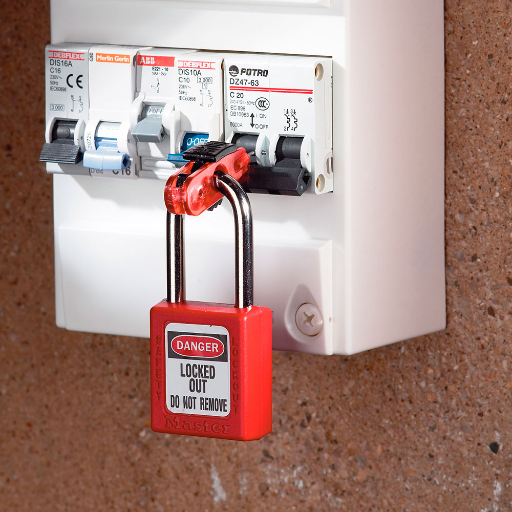 Electrical Lockout Miniature Circuit Breaker Lockout, Pin-out Toggles